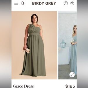 Birdy Grey Grace Dress in Olive Green